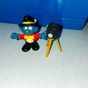 Vintage Smurf Toy